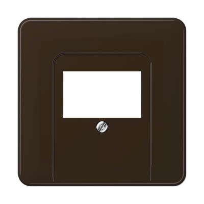 Крышка для ТАЕ-розетки, моно/стерео-аудиорозетки Jung CD 500/CD plus CD569TBR, цвет коричневый - фото 1