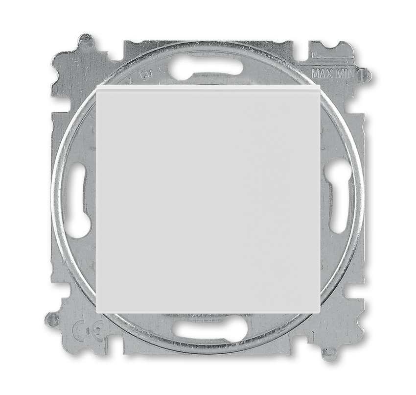 Выключатель кнопочный ABB LEVIT 2CHH599145A6016, цвет серый - фото 1
