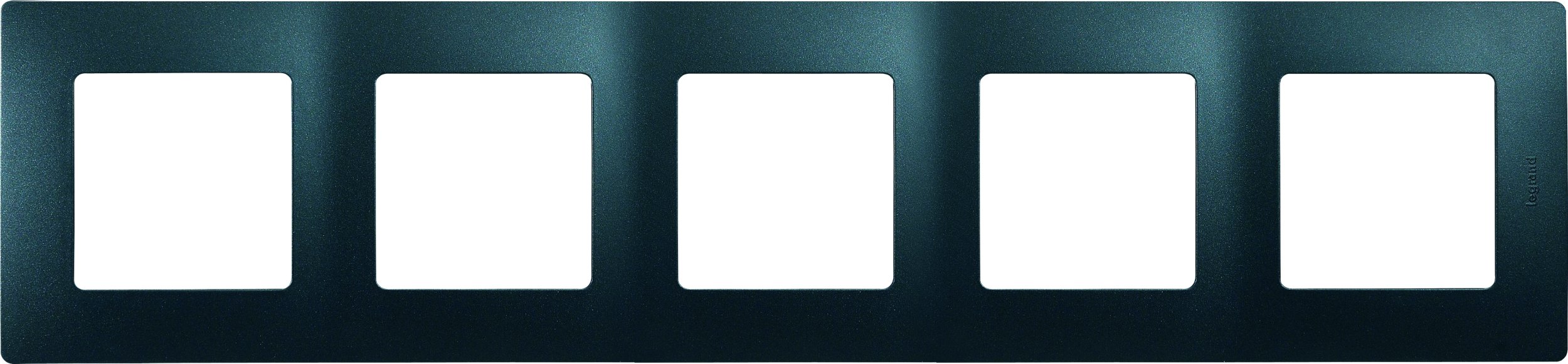 Рамка 5-ая Legrand ETIKA 672585, цвет серый - фото 1