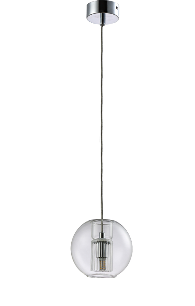 Светильник Crystal Lux BELEZA BELEZA SP1 B CHROME, цвет прозрачный - фото 2