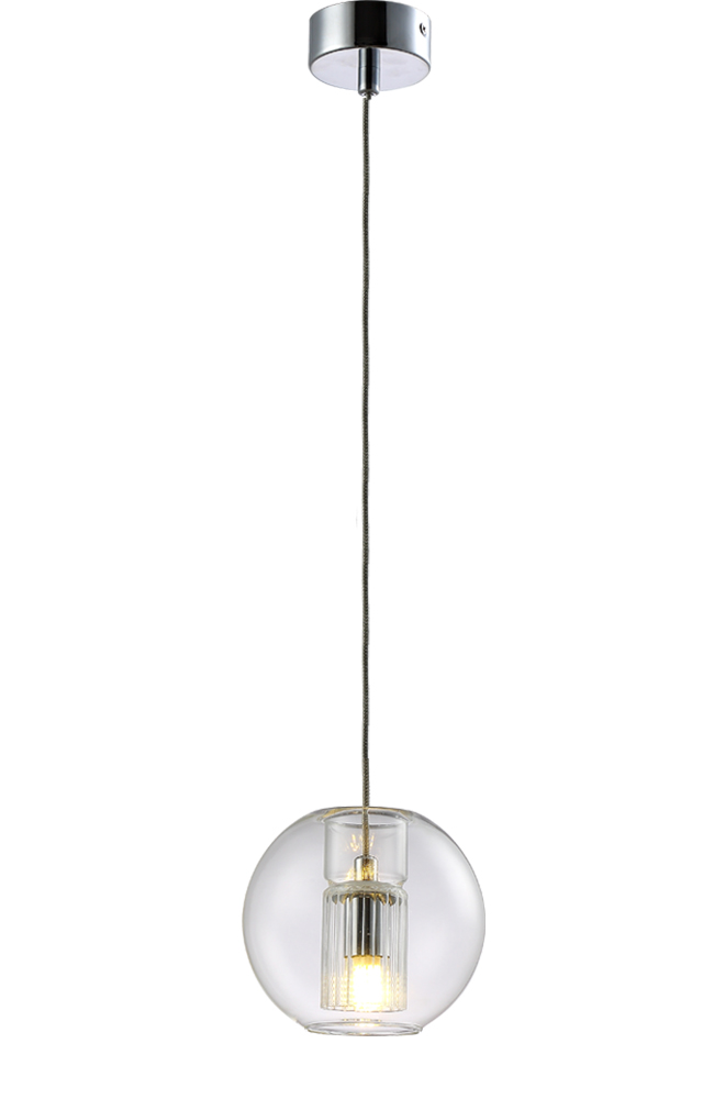 Светильник Crystal Lux BELEZA BELEZA SP1 B CHROME, цвет прозрачный - фото 3
