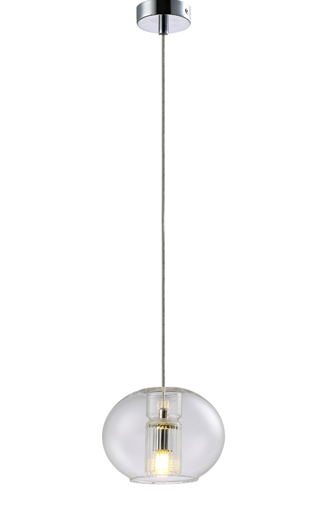 Светильник Crystal Lux BELEZA BELEZA SP1 E CHROME, цвет прозрачный - фото 3