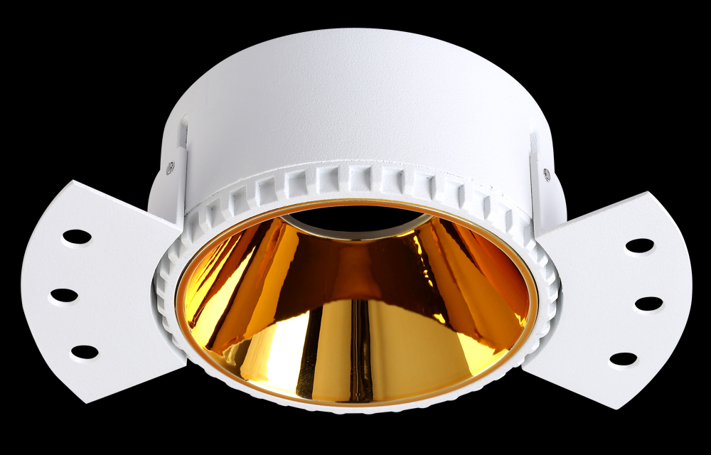Встраиваемый светильник Crystal Lux CLT 050 CLT 050C1 WH-GO, цвет белый;золотистый - фото 1