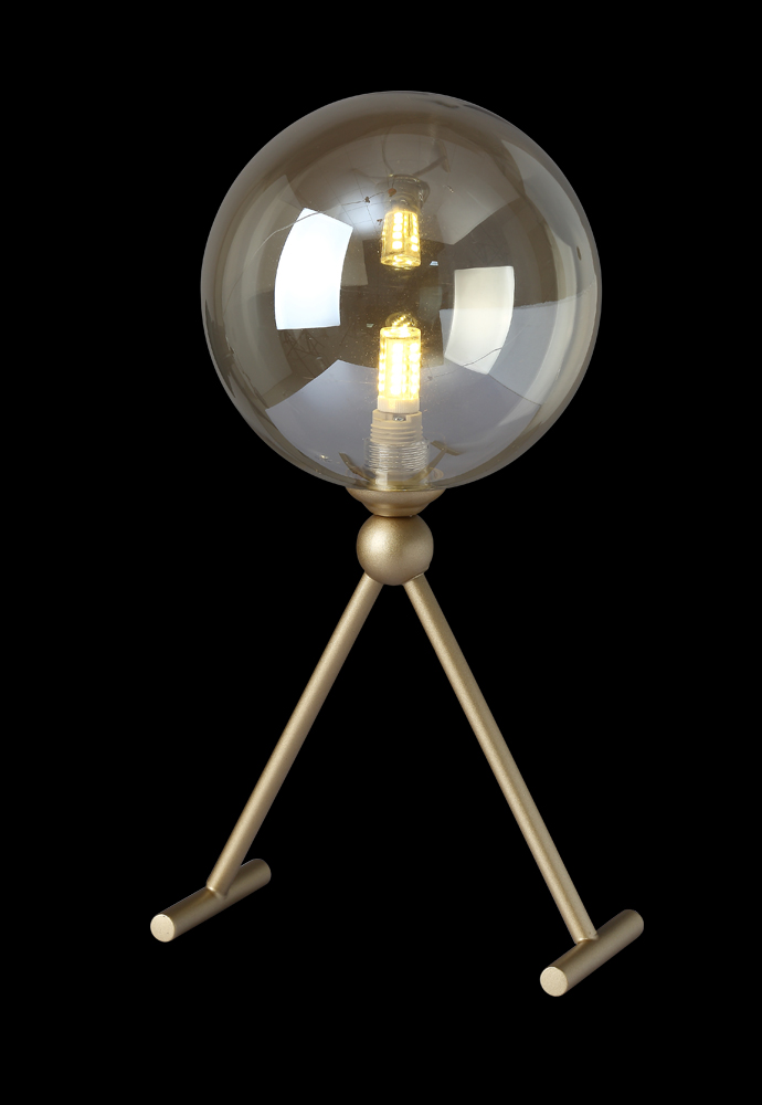 Настольная лампа Crystal Lux FRANCISCA FRANCISCA LG1 GOLD/COGNAC, цвет коричневый FRANCISCA LG1 GOLD/COGNAC - фото 4