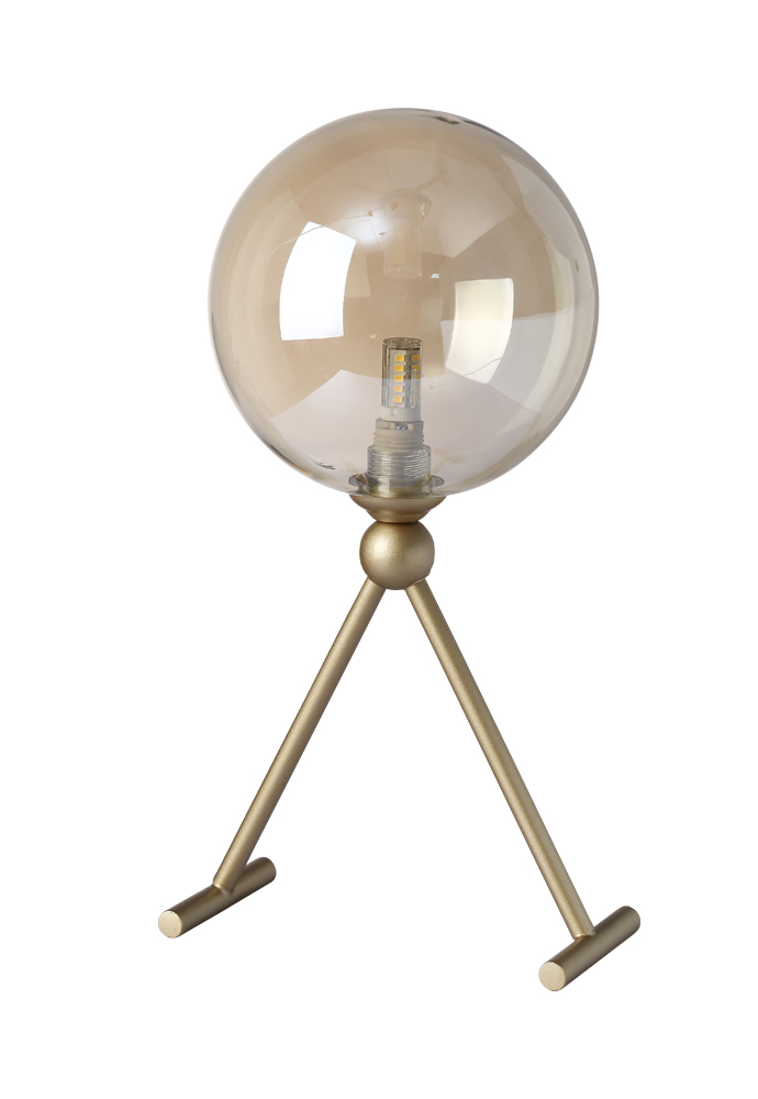 Настольная лампа Crystal Lux FRANCISCA FRANCISCA LG1 GOLD/COGNAC