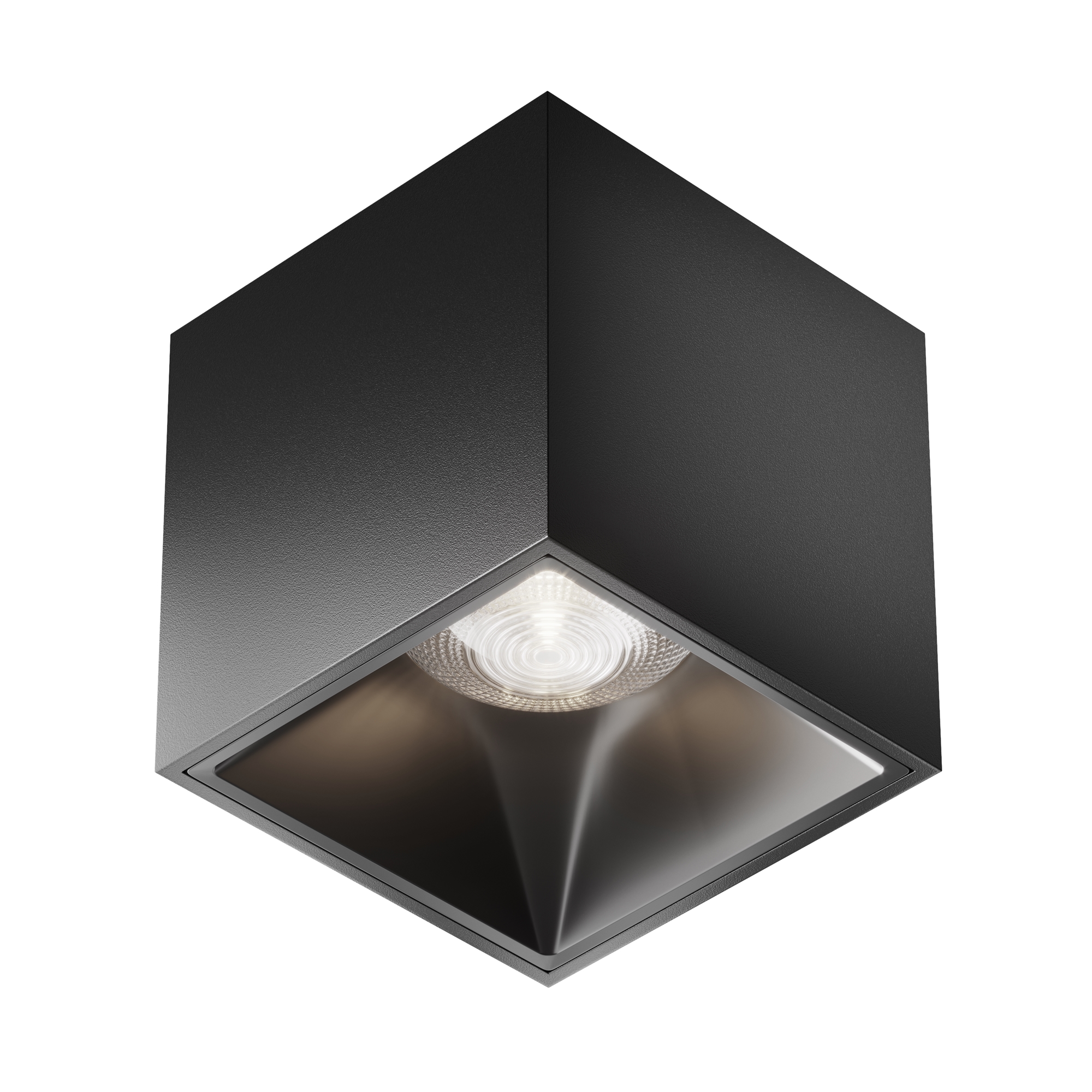 Светильник Maytoni ALFA LED C065CL-L12B4K, цвет черный - фото 1