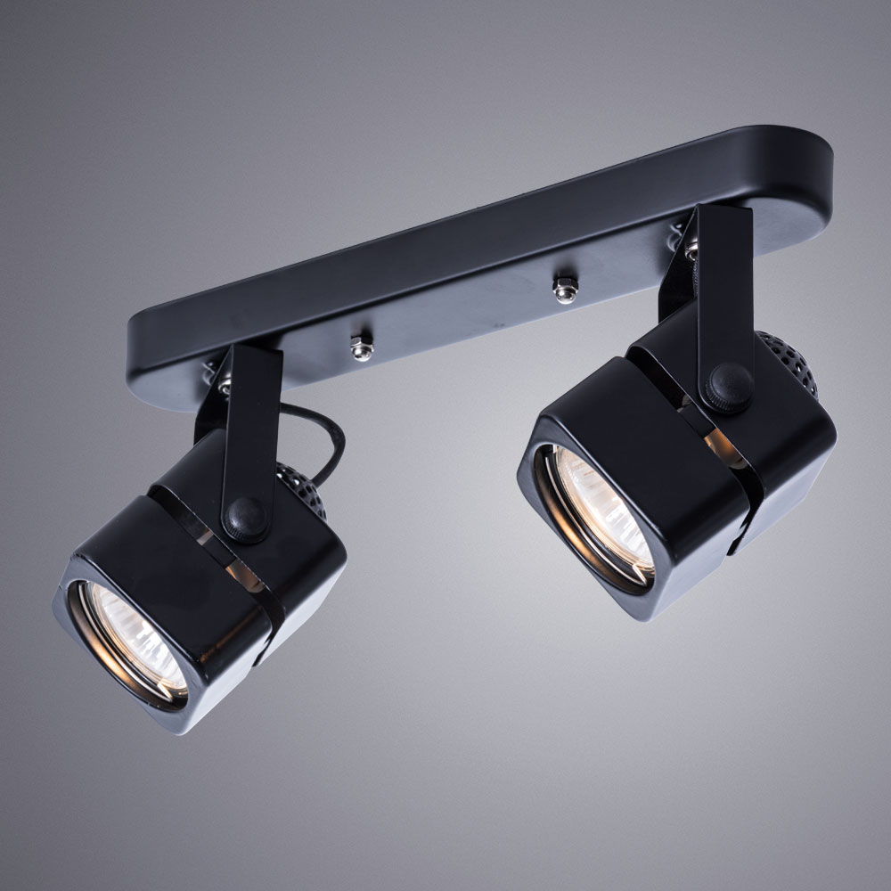 Трековый светильник Arte Lamp MISAM A1315PL-2BK, цвет черный - фото 2