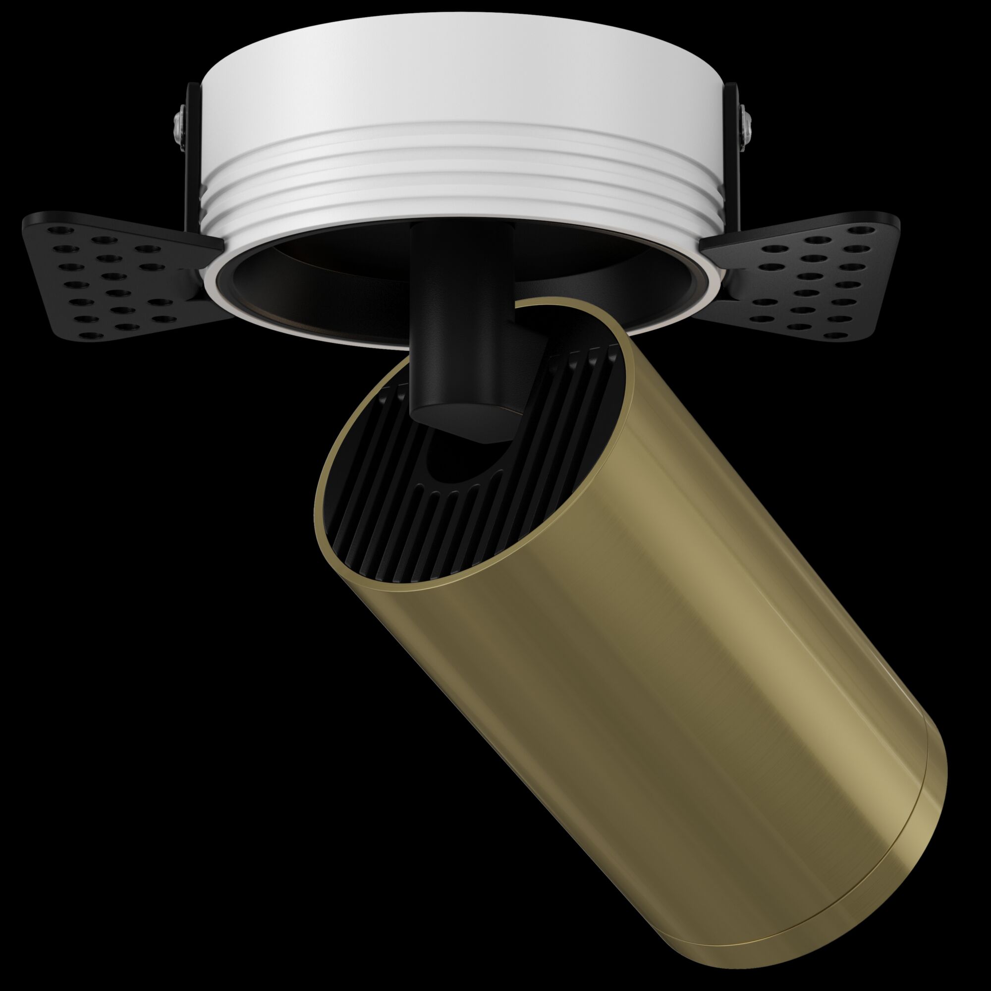 Встраиваемый светильник Maytoni FOCUS S C058CL-1BBS, цвет черный;латунь - фото 4