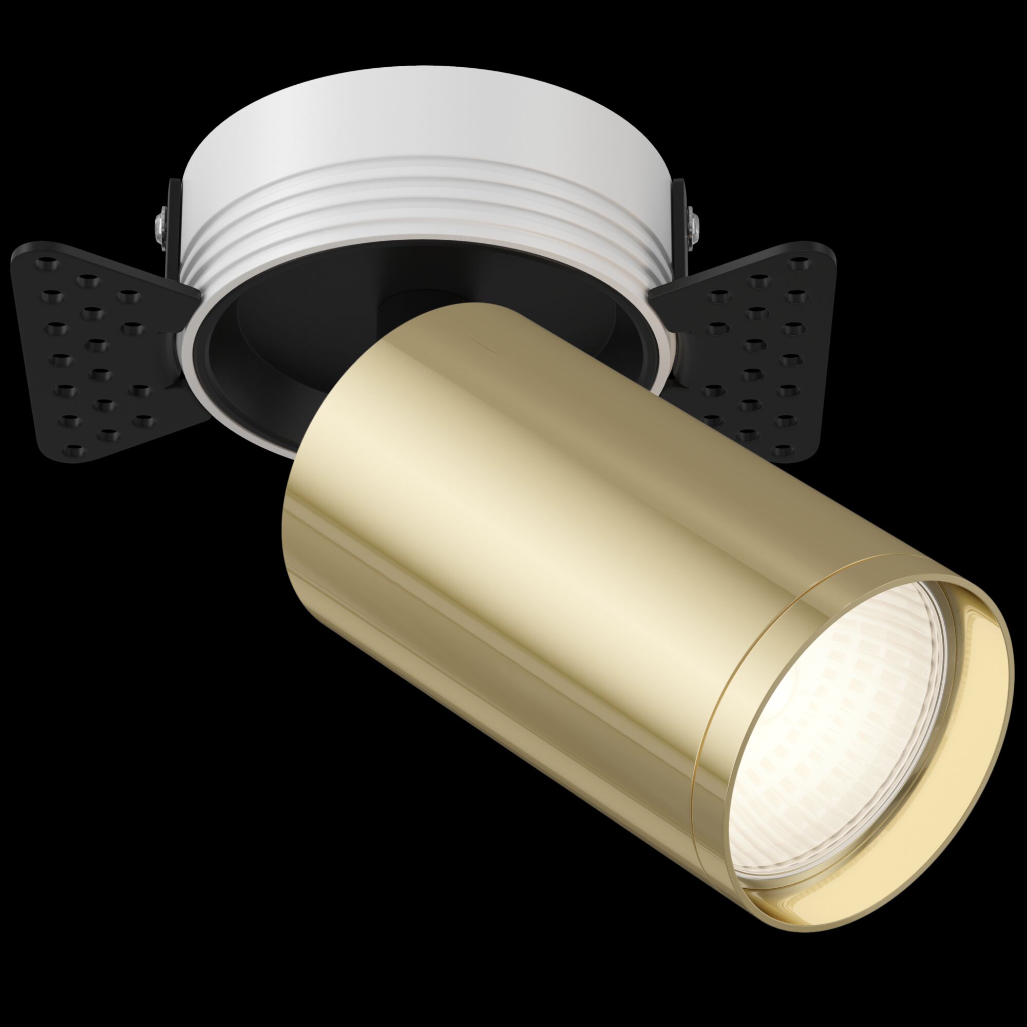 Встраиваемый светильник Maytoni FOCUS S C058CL-1BG, цвет черный;золотистый - фото 2