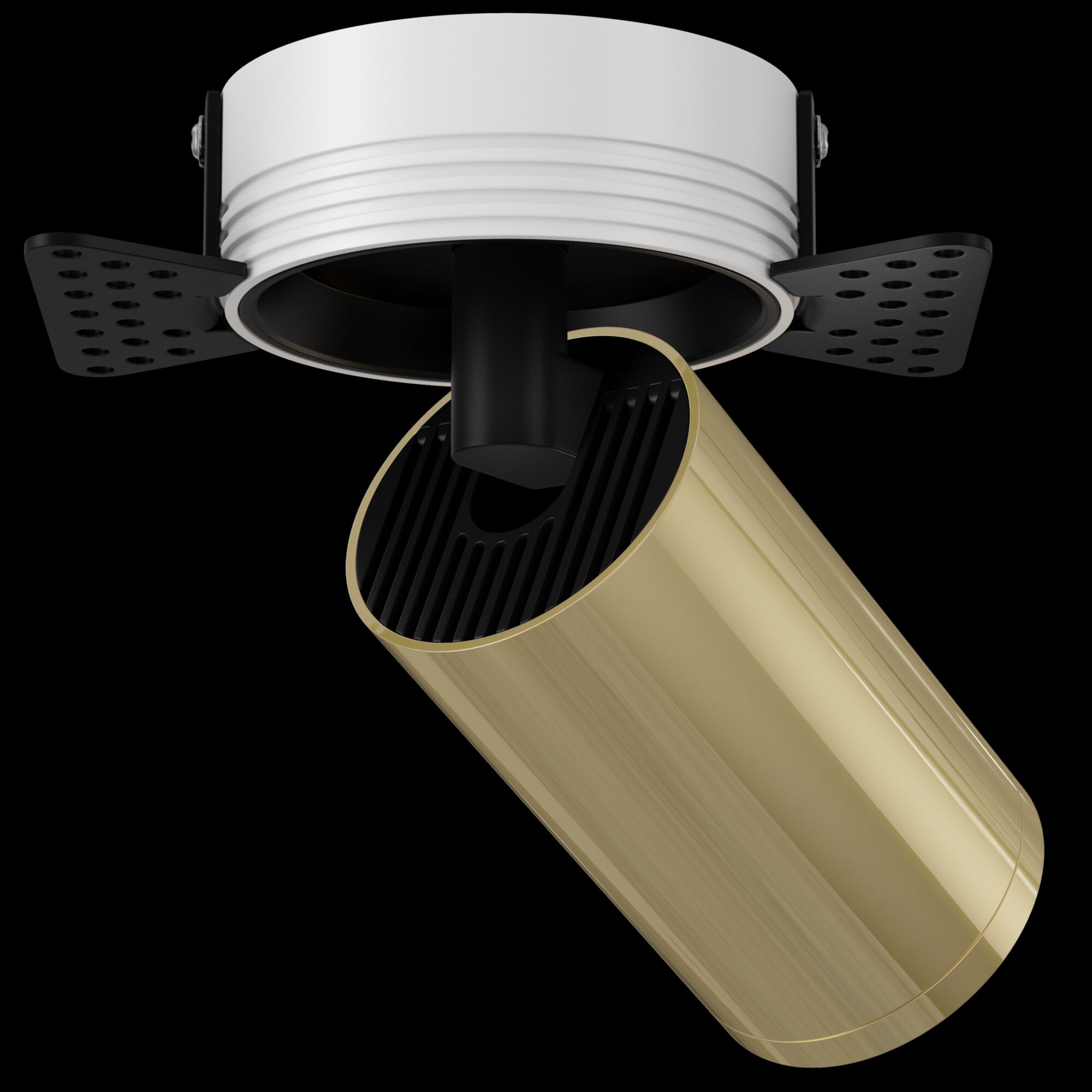 Встраиваемый светильник Maytoni FOCUS S C058CL-1BG, цвет черный;золотистый - фото 4