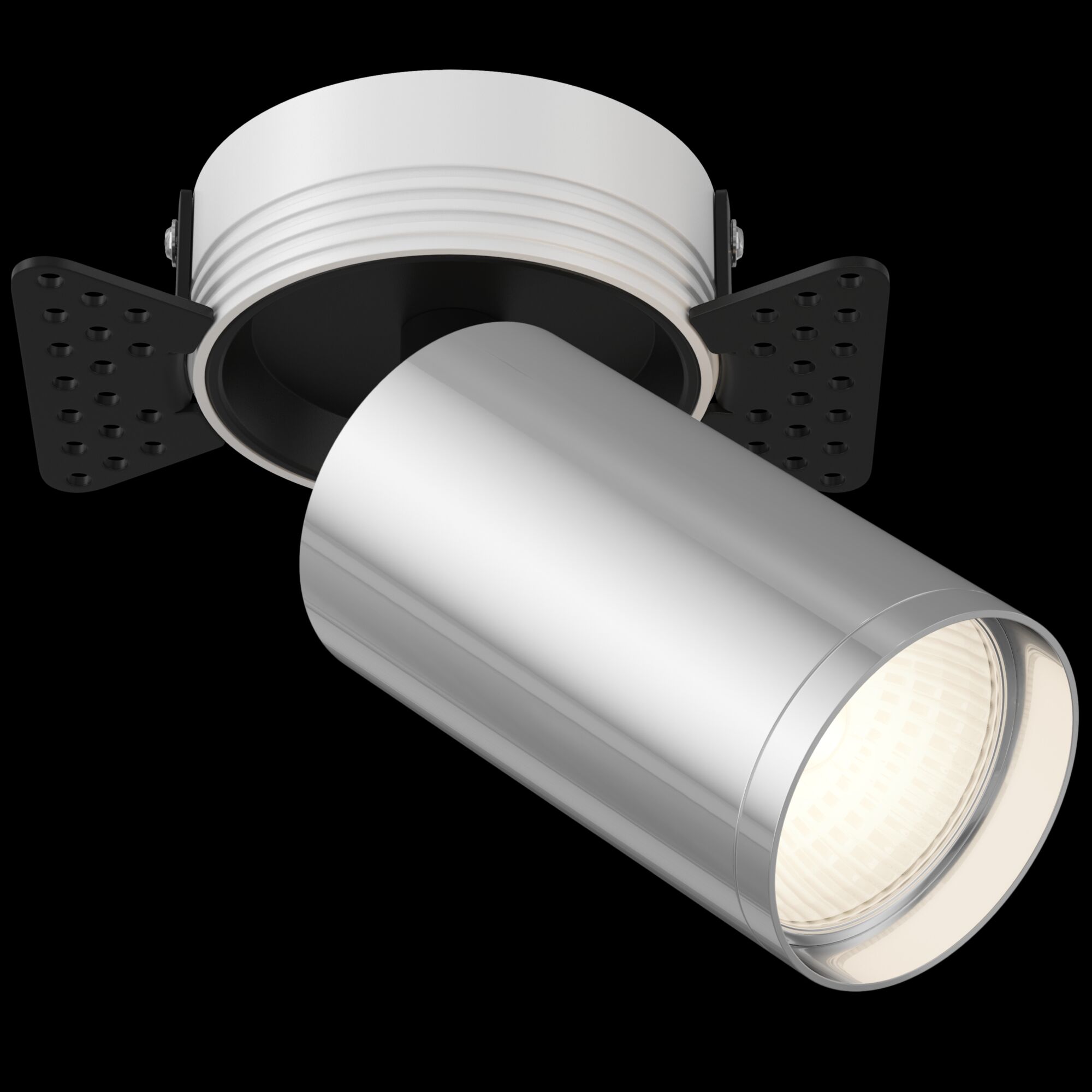 Встраиваемый светильник Maytoni FOCUS S C058CL-1BCH, цвет черный;хром - фото 2