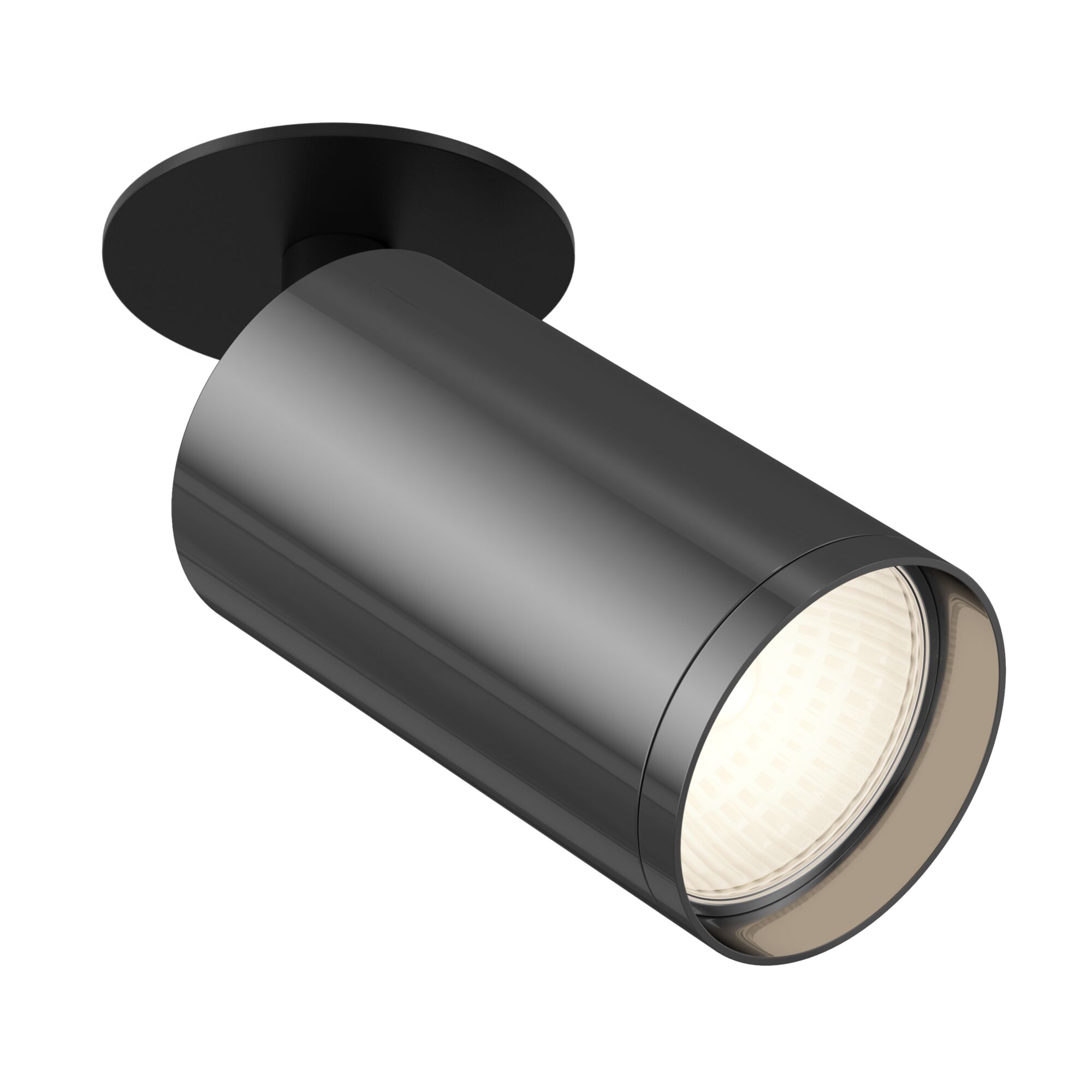 Встраиваемый светильник Maytoni FOCUS S C049CL-1BGF, цвет черный;серый