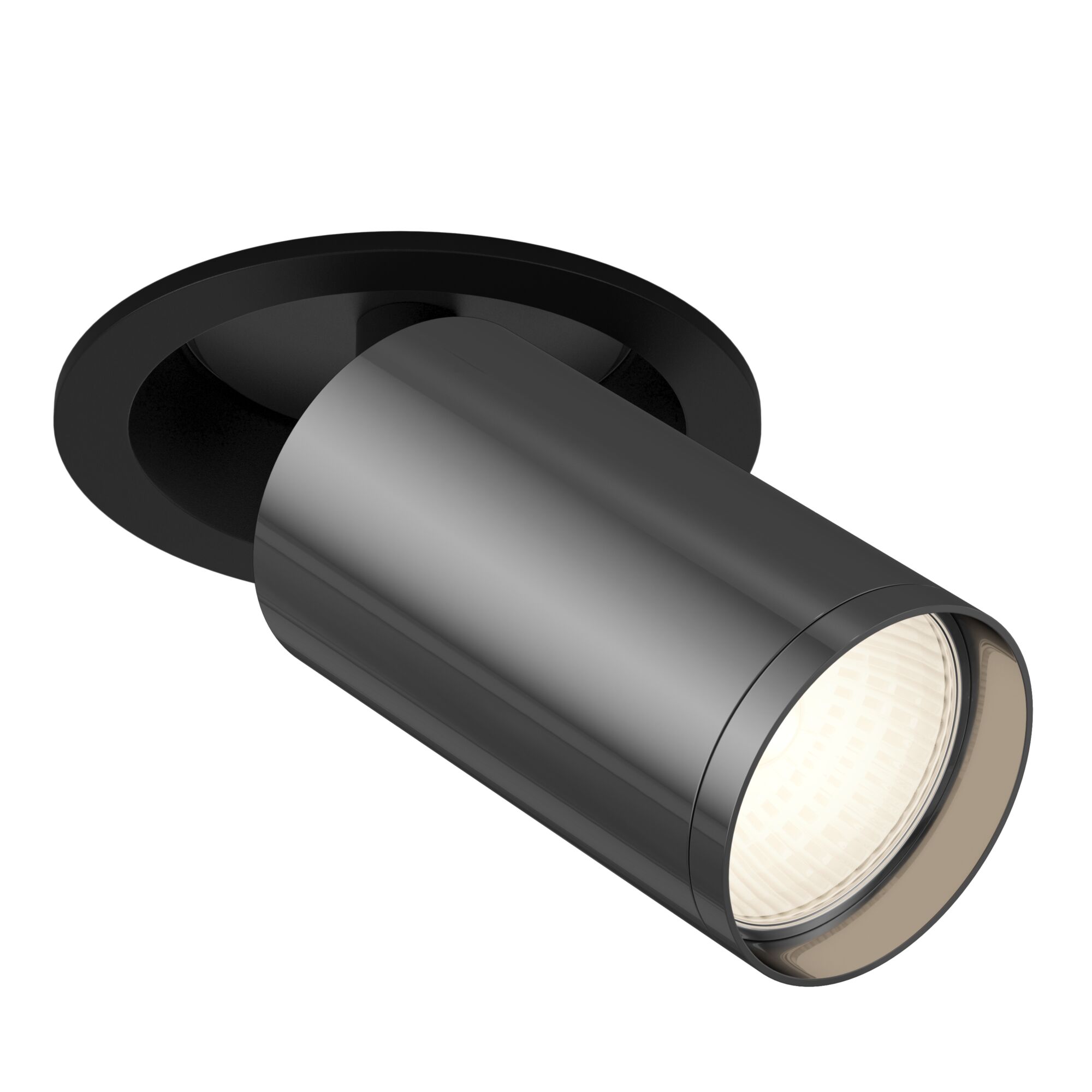 Встраиваемый светильник Maytoni FOCUS S C048CL-1BGF, цвет черный;серый
