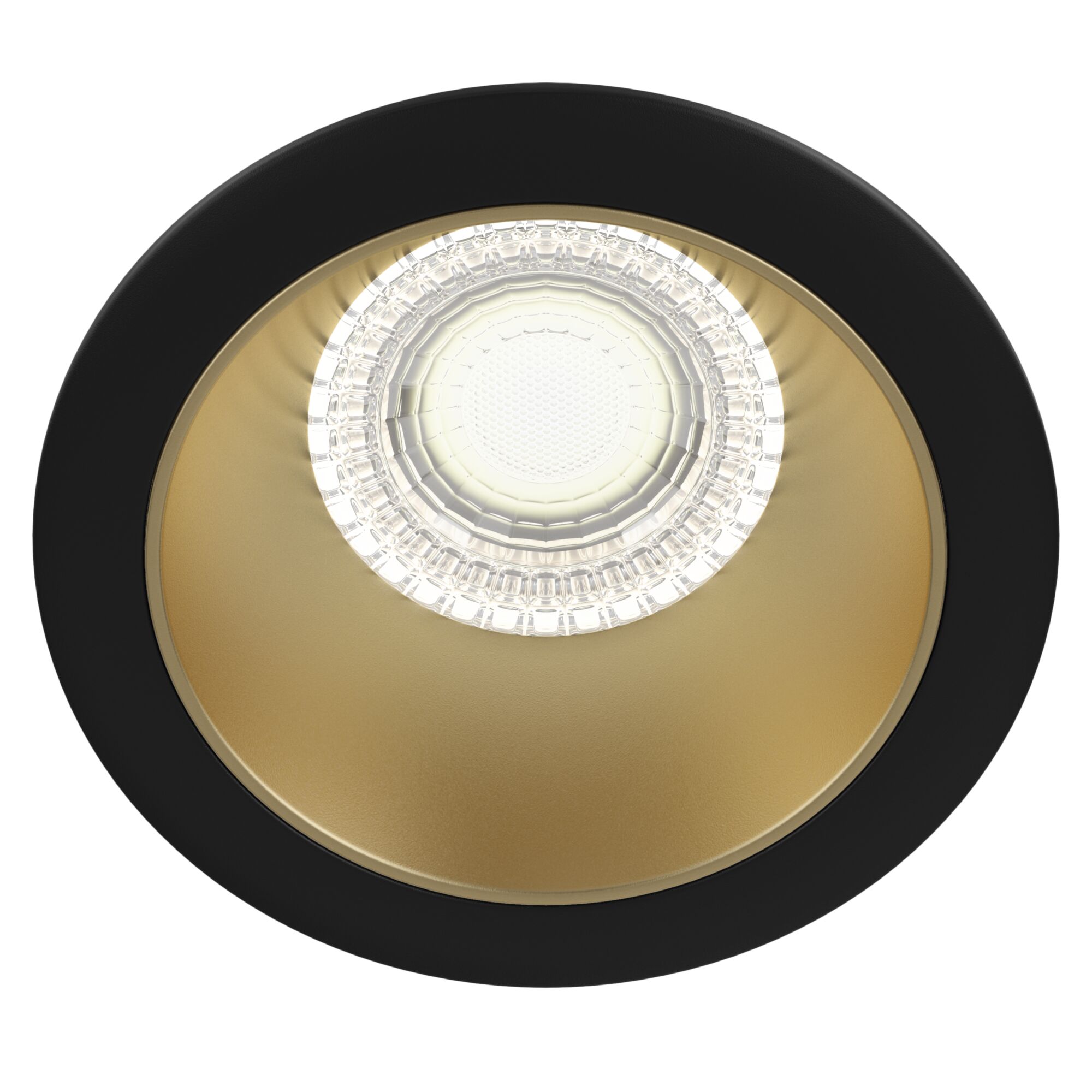 Встраиваемый светильник Maytoni SHARE DL051-1BMG, цвет черный;золотистый - фото 3