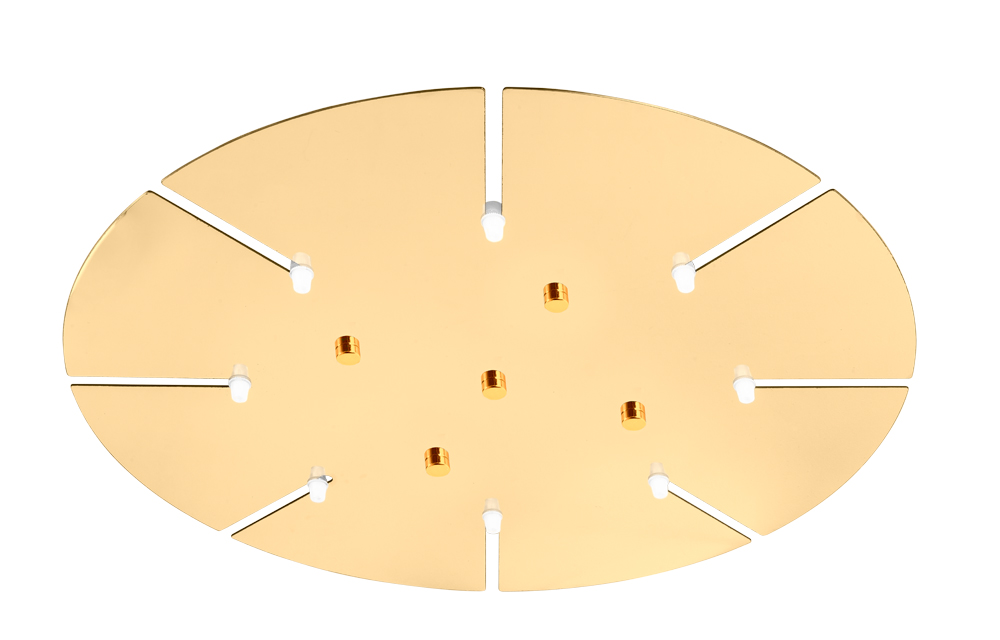 Основание для светильника Crystal Lux Потолочная база D600-8 GOLD, цвет золотистый - фото 1