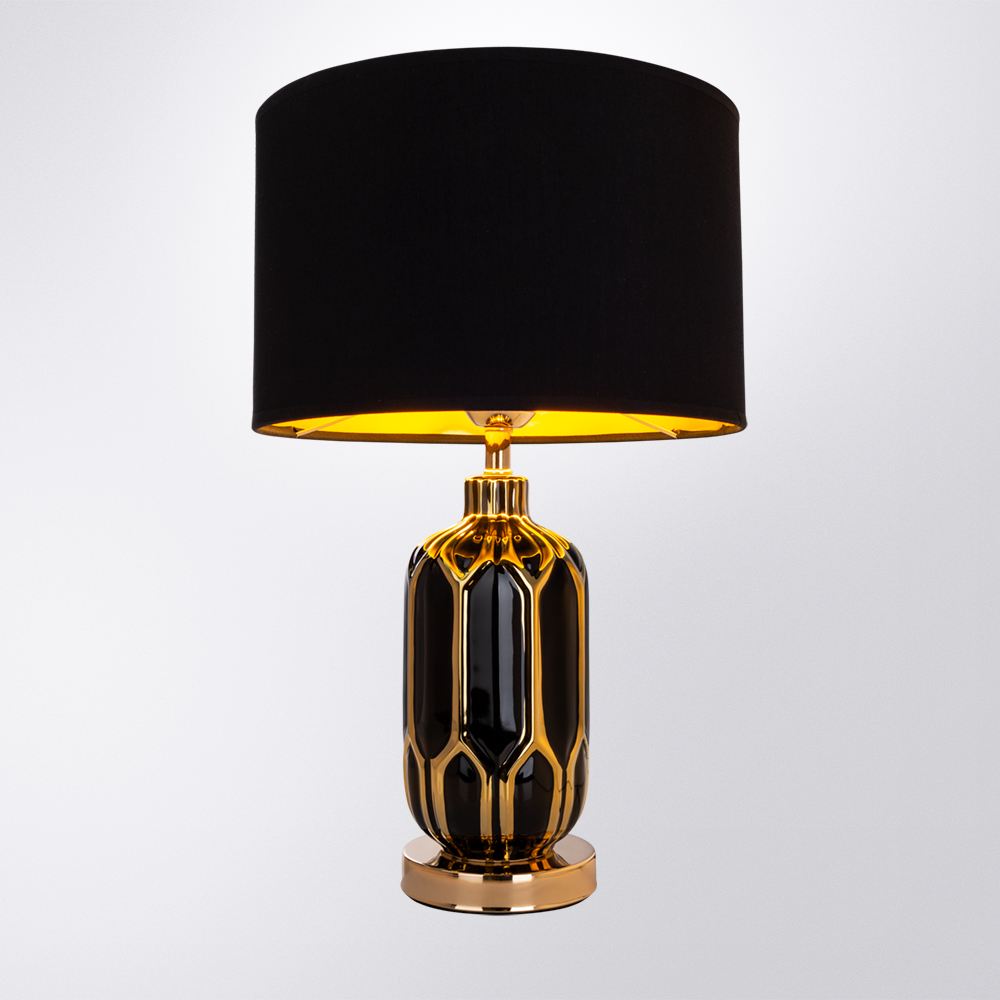 Настольная лампа Arte Lamp REVATI A4016LT-1BK, цвет черный - фото 2
