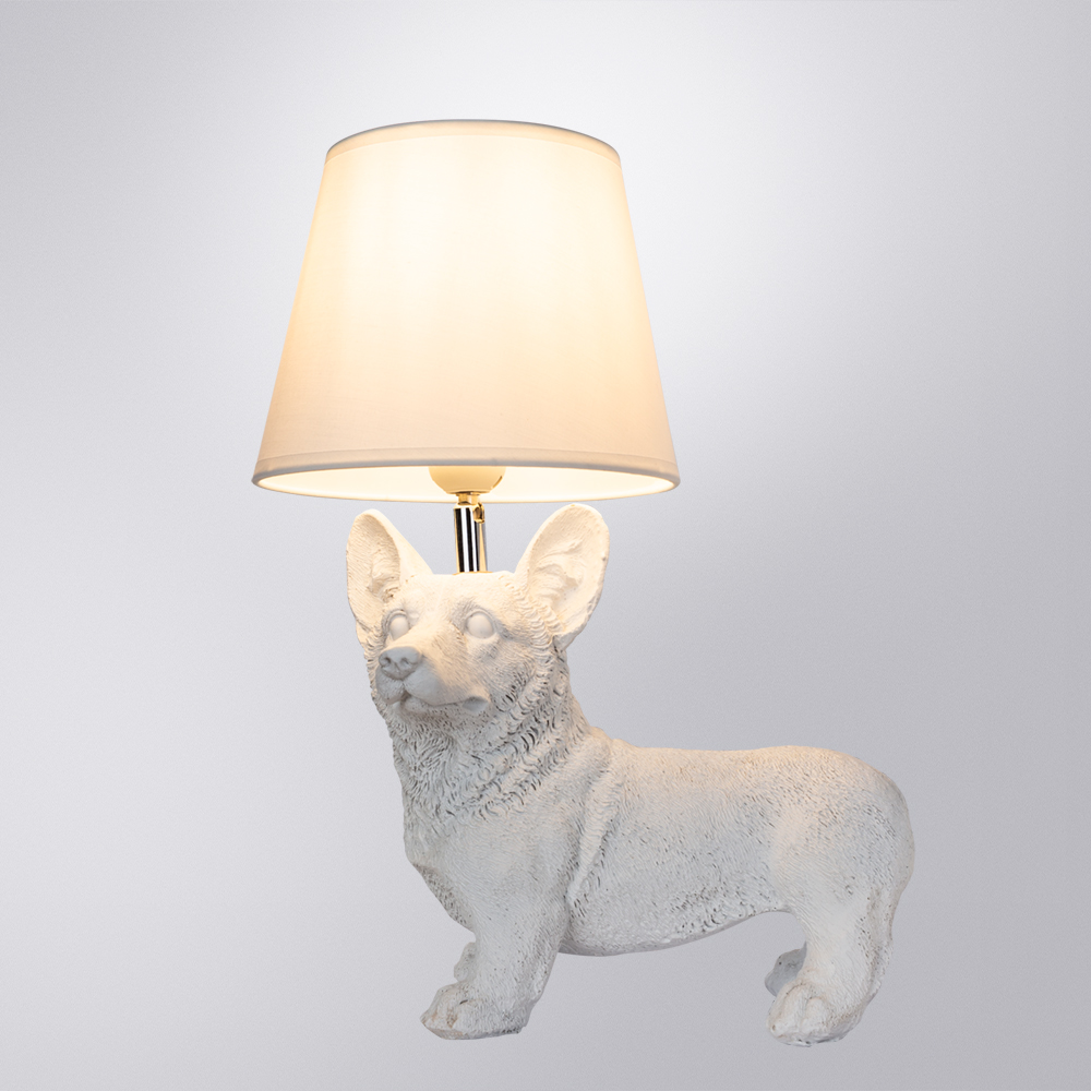 Настольная лампа Arte Lamp SCHEDAR A4008LT-1WH, цвет белый - фото 2