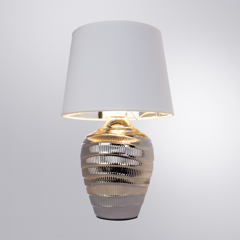 Настольная лампа Arte Lamp KORFU A4003LT-1CC, цвет белый - фото 2