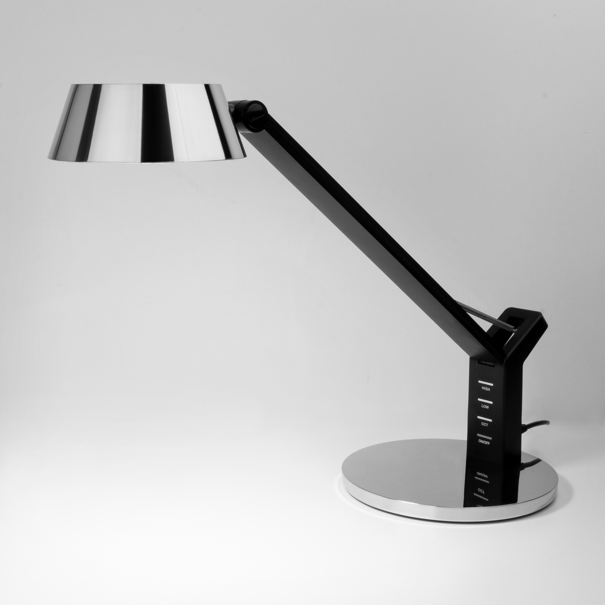 Настольная лампа Eurosvet SLINK a053230, цвет черный;серебристый - фото 1