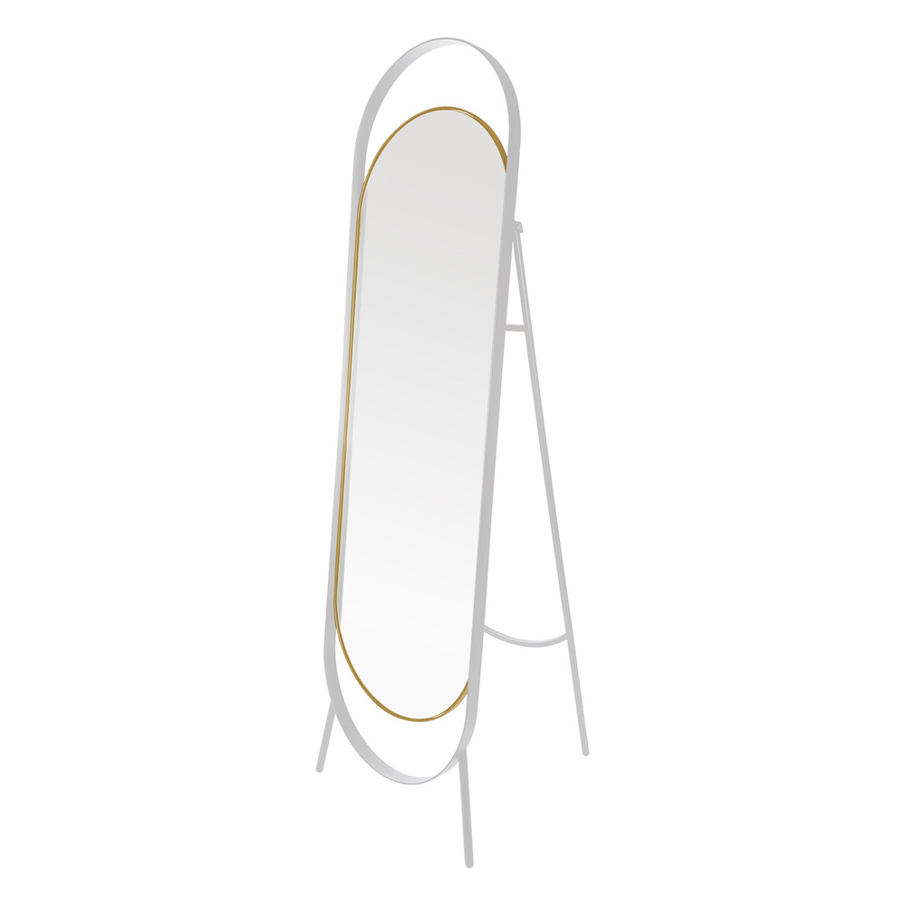 Зеркало Runden ВИЛЛА V20168, цвет белый;золотистый - фото 2