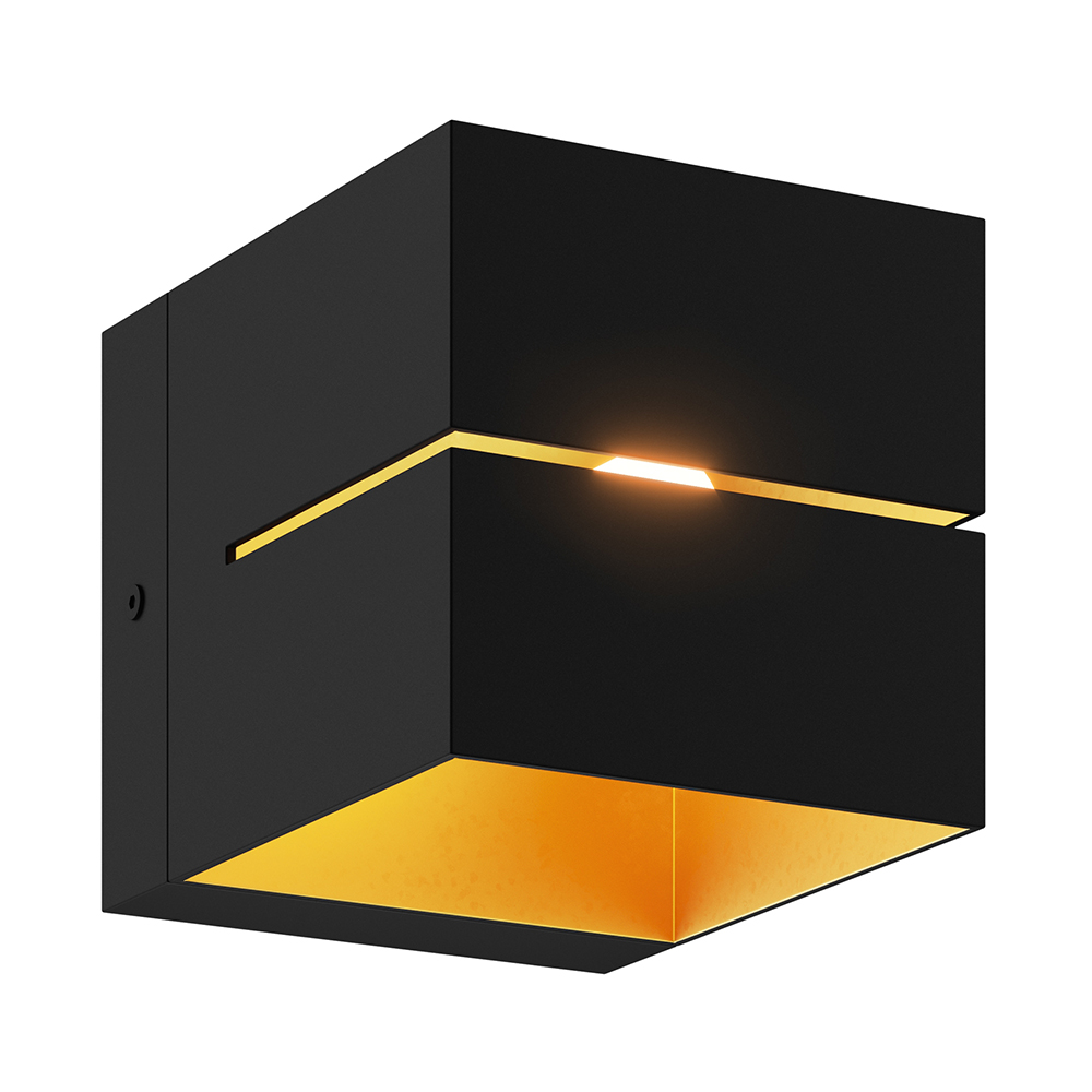 Светильник Zumaline TRANSFER WL 2 91067, цвет черный - фото 1