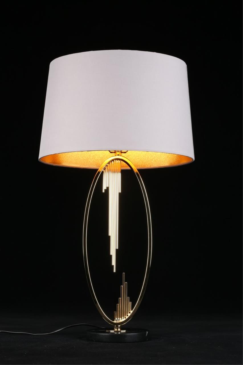 Настольная лампа Aployt LUIZA APL.740.04.01, цвет серый;золотистый - фото 6