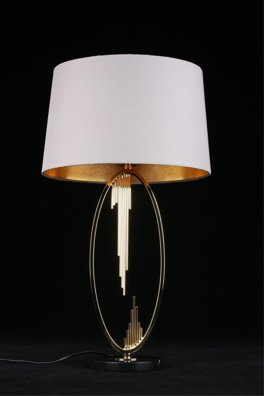 Настольная лампа Aployt LUIZA APL.740.04.01, цвет серый;золотистый - фото 9