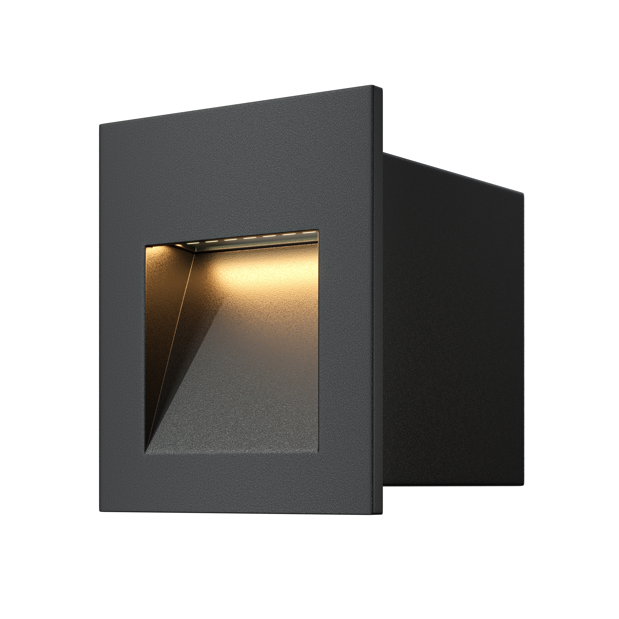Уличный встраиваемый светильник Maytoni ARCA O038-L3B, цвет черный - фото 1