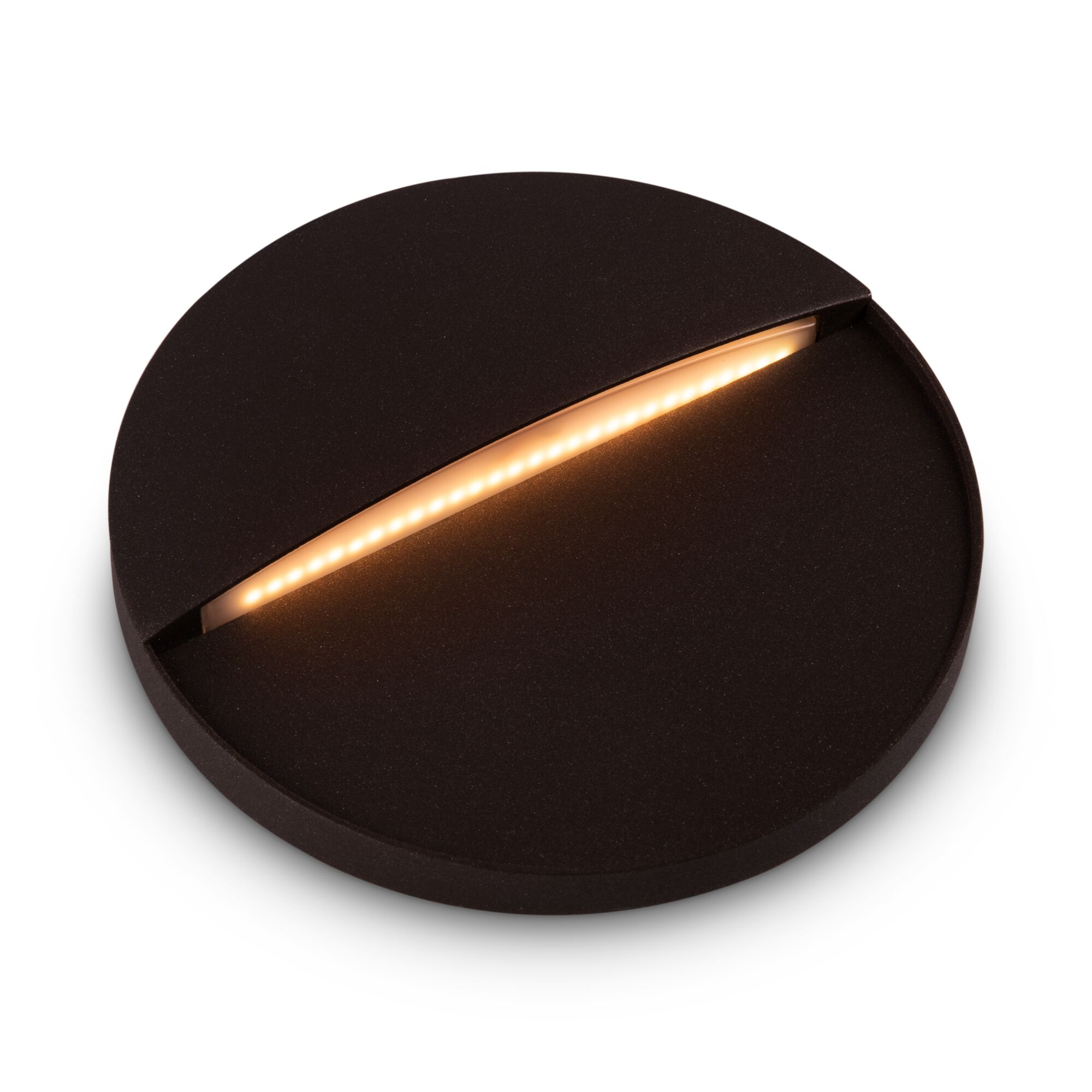 Уличный встраиваемый светильник Maytoni MANE O046SL-L7BR3K, цвет коричневый - фото 1