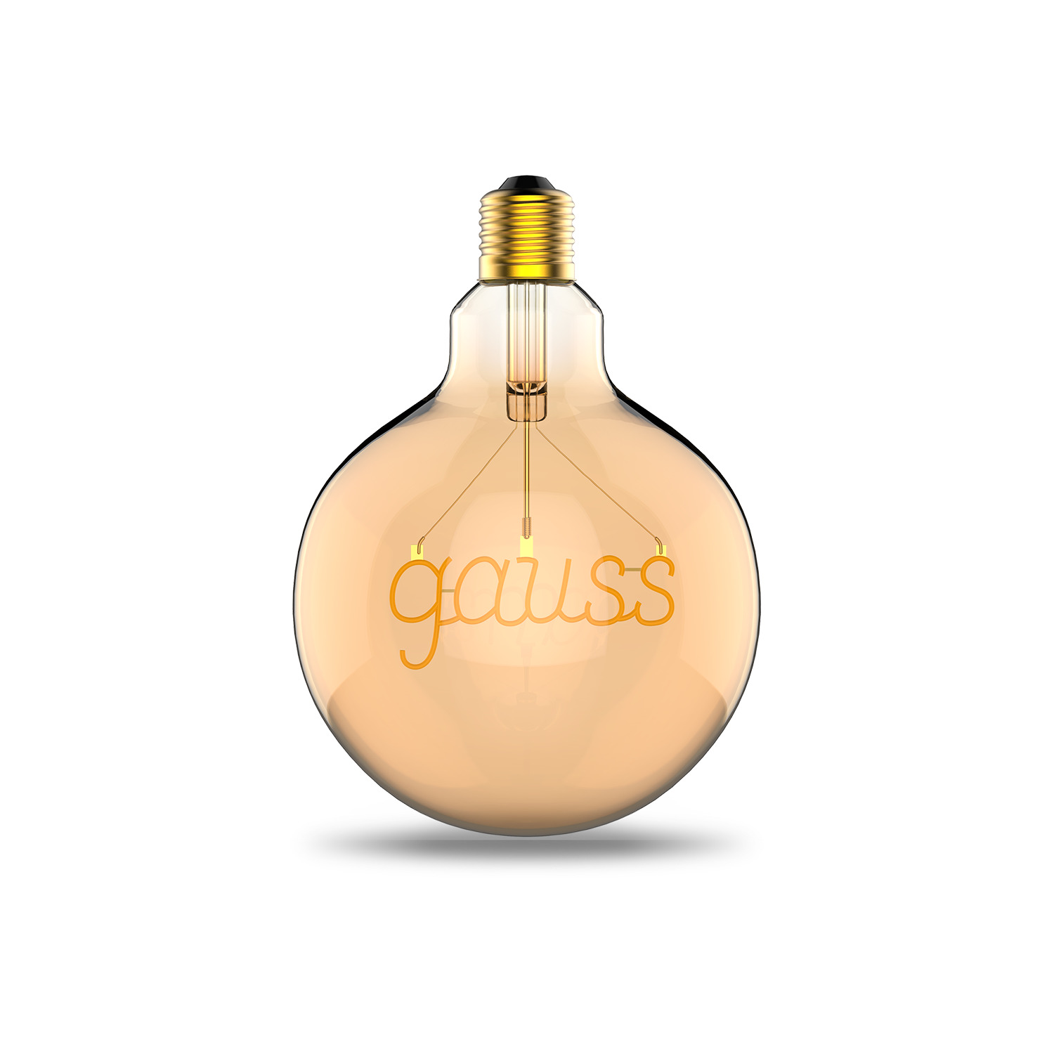 Лампочка Gauss Filament E27 175802003, цвет янтарный - фото 2