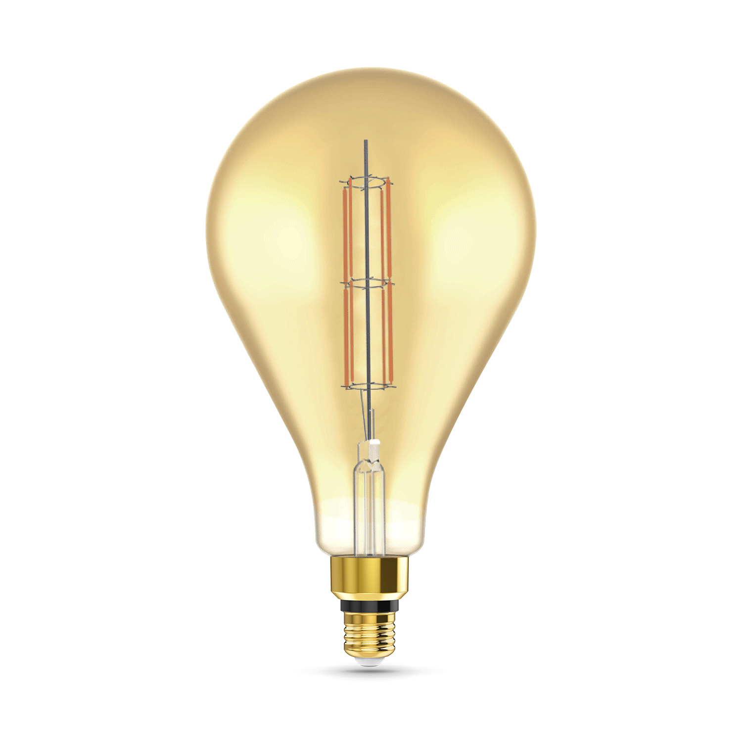 Лампочка Gauss Filament E27 179802118, цвет янтарный - фото 2