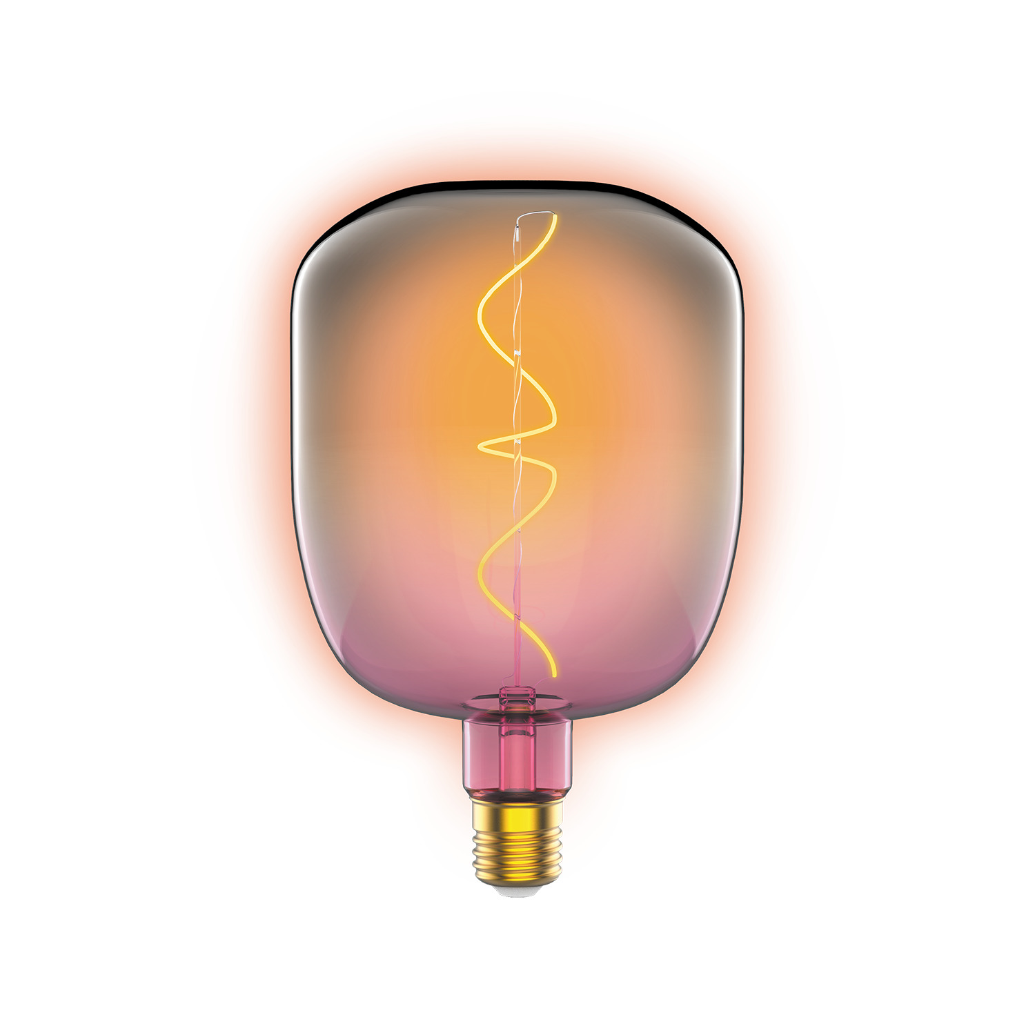 Лампочка Gauss Filament E27 1010802105, цвет розовый - фото 3