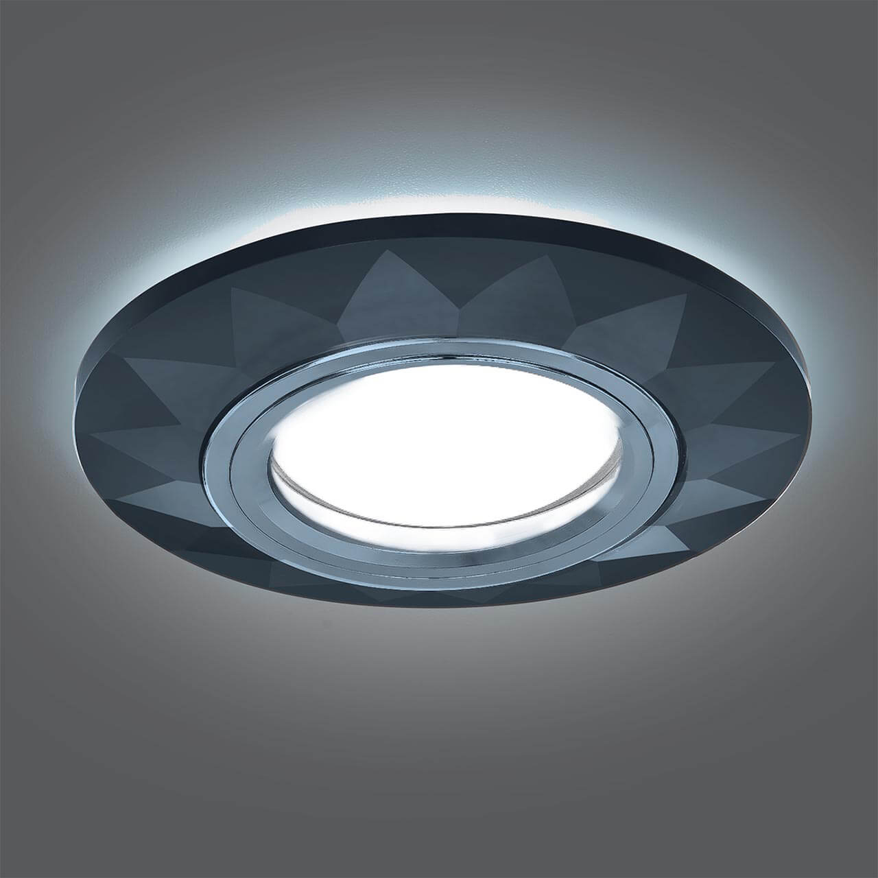 Точечный встраиваемый светильник Gauss BACKLIGHT BL058, цвет хром - фото 1