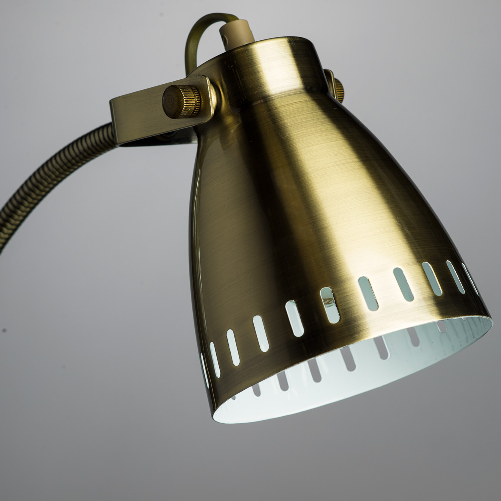 Настольная лампа Arte Lamp LUNED A2214LT-1AB, цвет бронза - фото 3