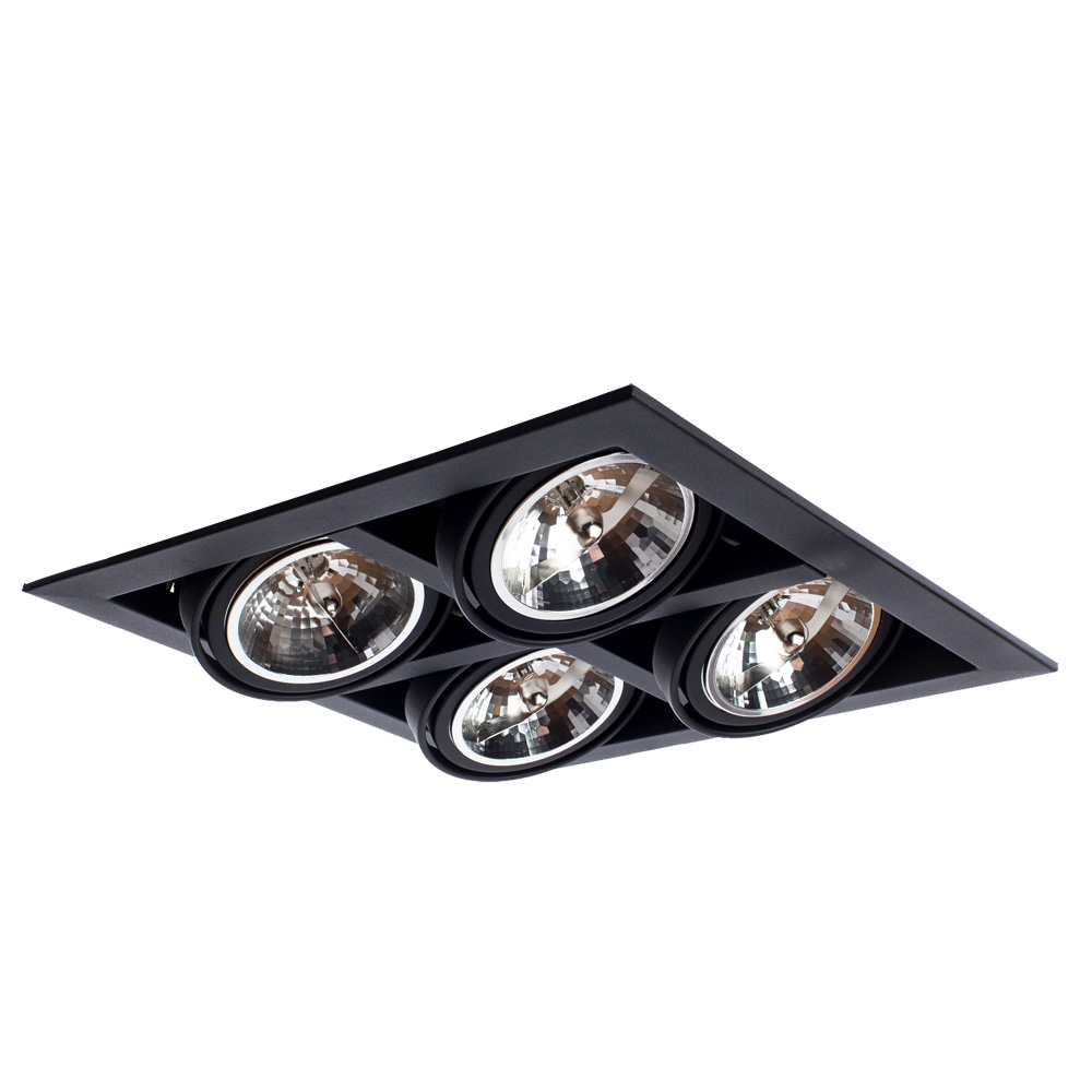 Встраиваемый светильник Arte Lamp CARDANI GRANDE A5935PL-4BK, цвет черный - фото 3