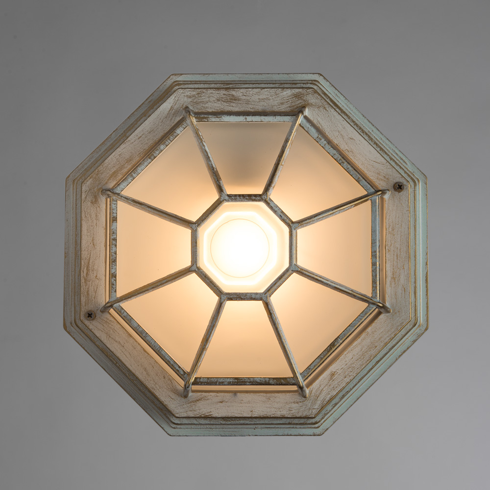 Уличный светильник Arte Lamp PEGASUS A3121PF-1WG, цвет белый - фото 2