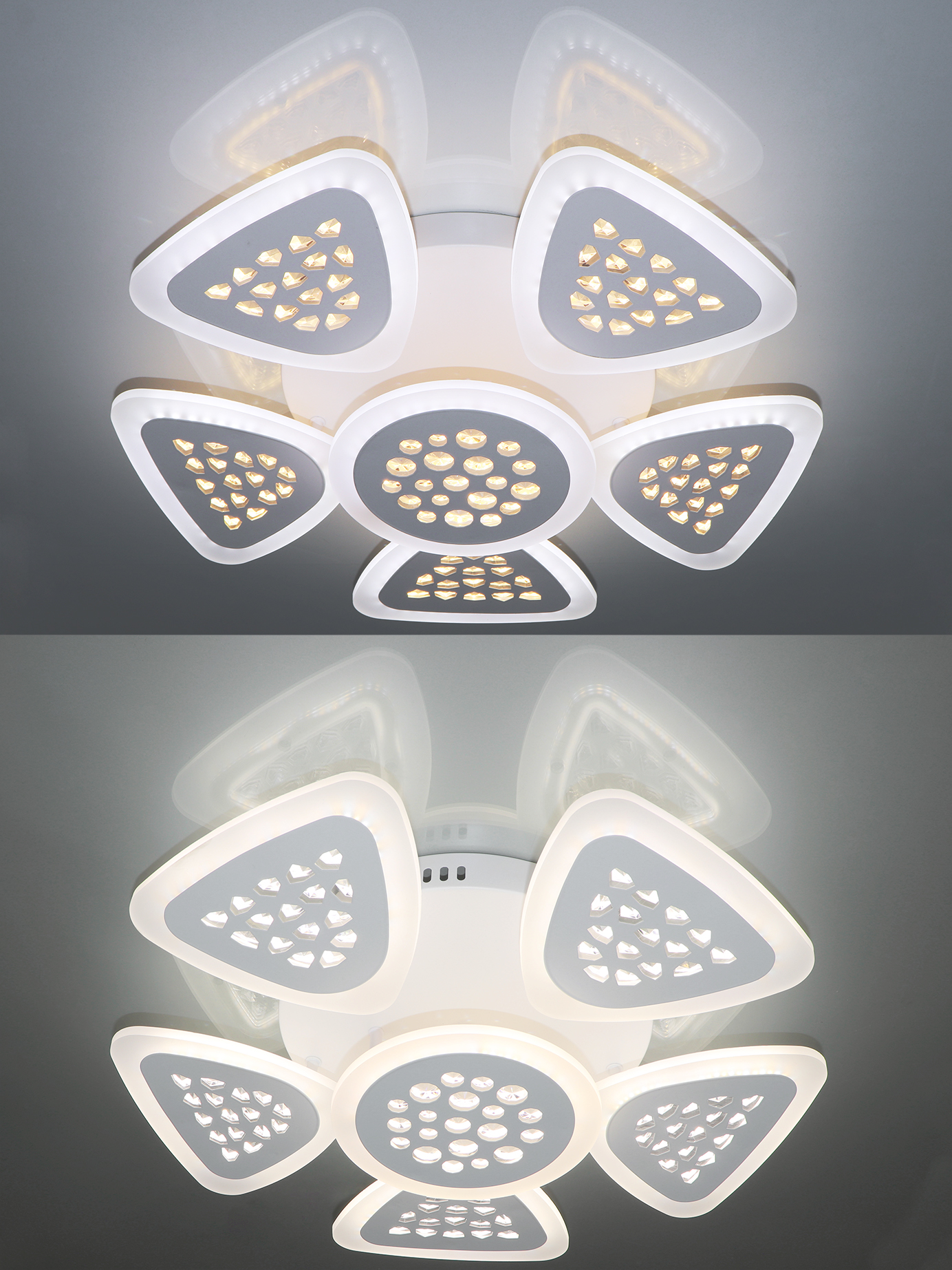 Люстра Natali Kovaltseva LED LAMPS 81202, цвет белый - фото 3