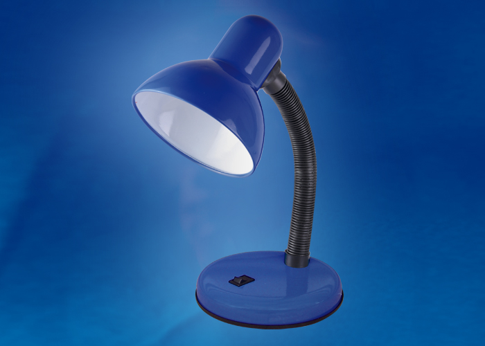 Настольная лампа Uniel 02165, цвет синий