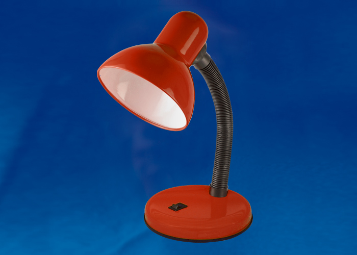 Настольная лампа Uniel 02164, цвет красный