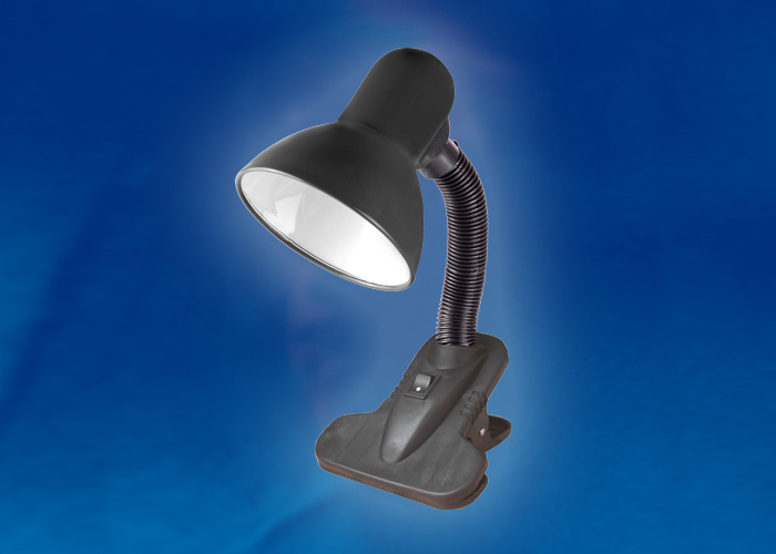Настольная лампа Uniel 00754, цвет черный - фото 1