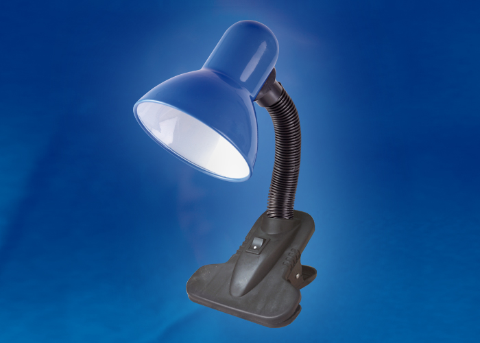 Настольная лампа Uniel 00755, цвет синий