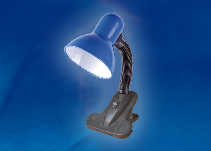Настольная лампа Uniel 09406, цвет синий