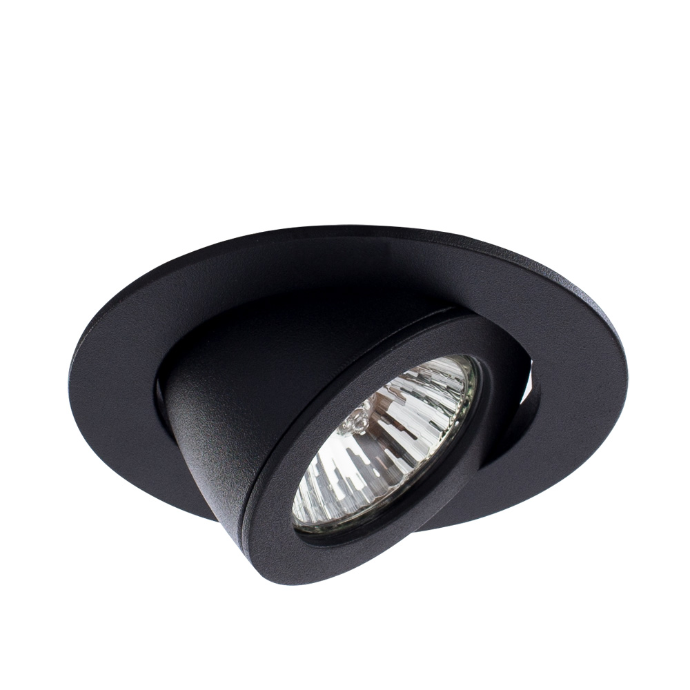 Встраиваемый Светильник Arte Lamp Accento A4009PL-1BK, цвет черный - фото 1