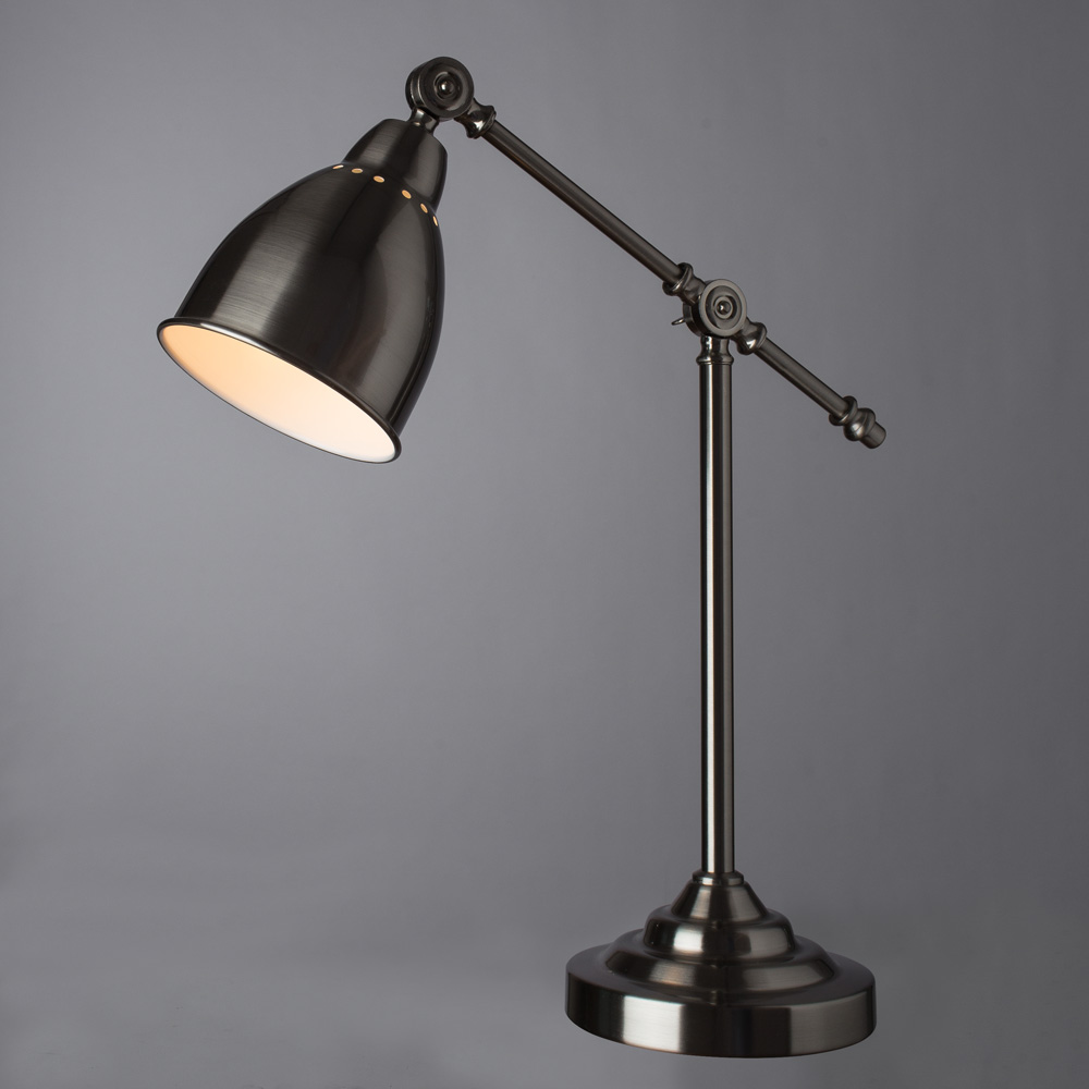Настольная лампа Arte Lamp BRACCIO A2054LT-1SS, цвет серебристый - фото 2