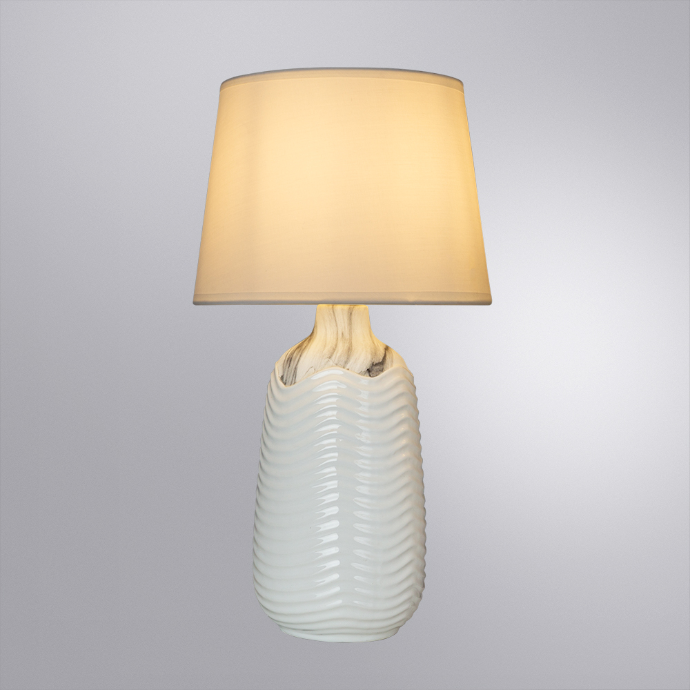 Декоративная настольная лампа Arte Lamp SHAULA A4311LT-1WH, цвет белый - фото 2