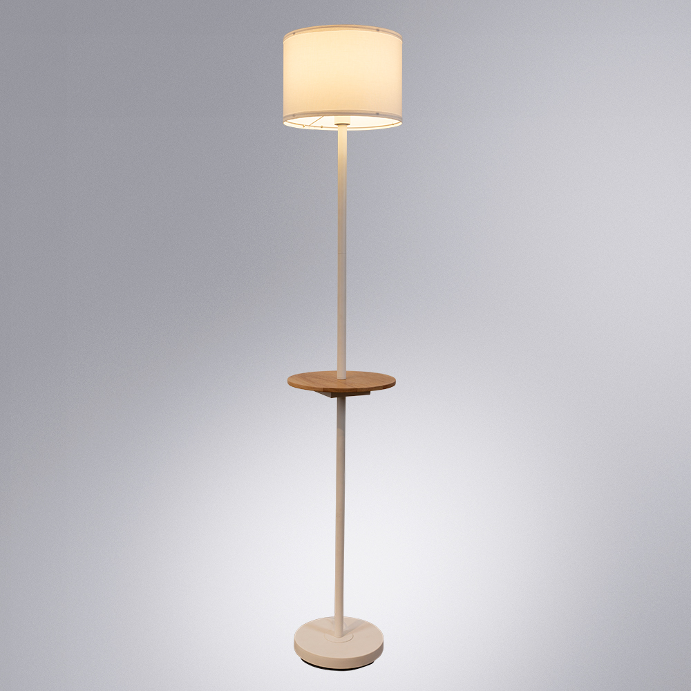 Торшер Arte Lamp COMBO A4056PN-1WH, цвет белый - фото 2