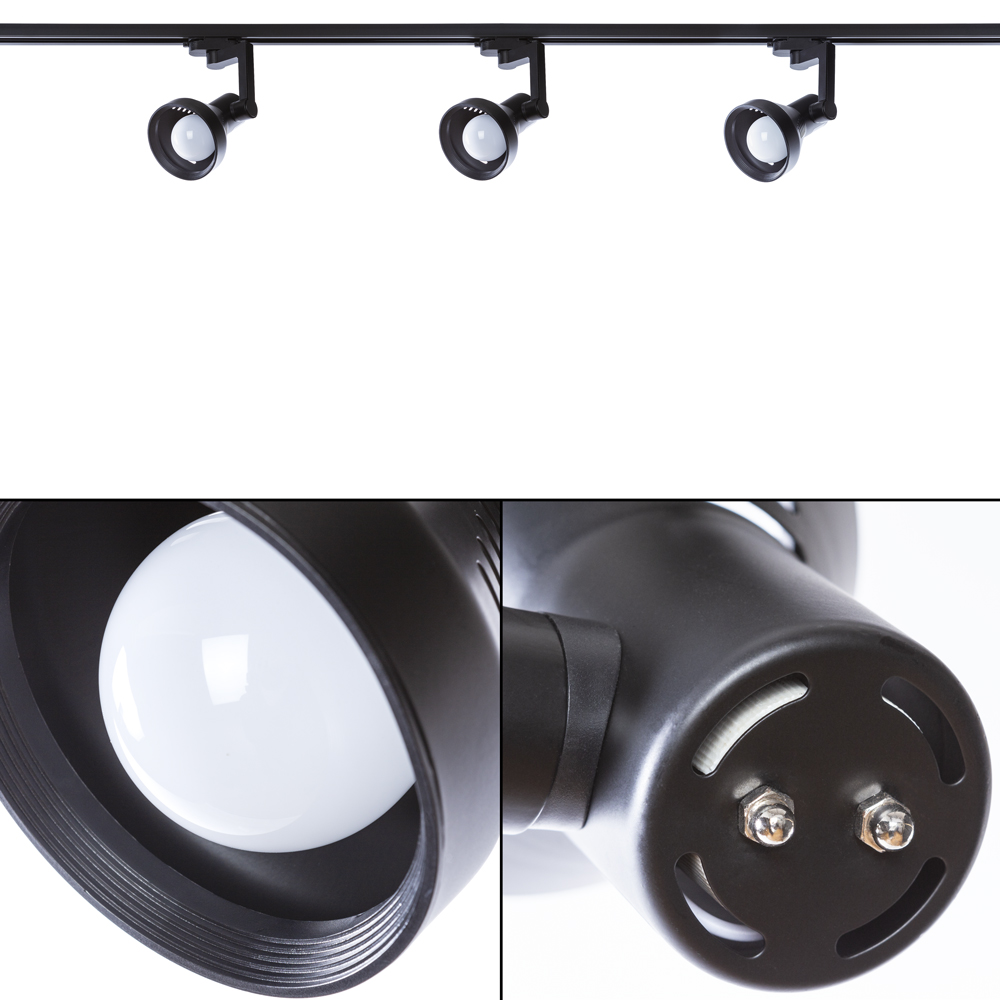 Трековый светильник Arte Lamp NIDO A5109PL-1BK, цвет черный - фото 3