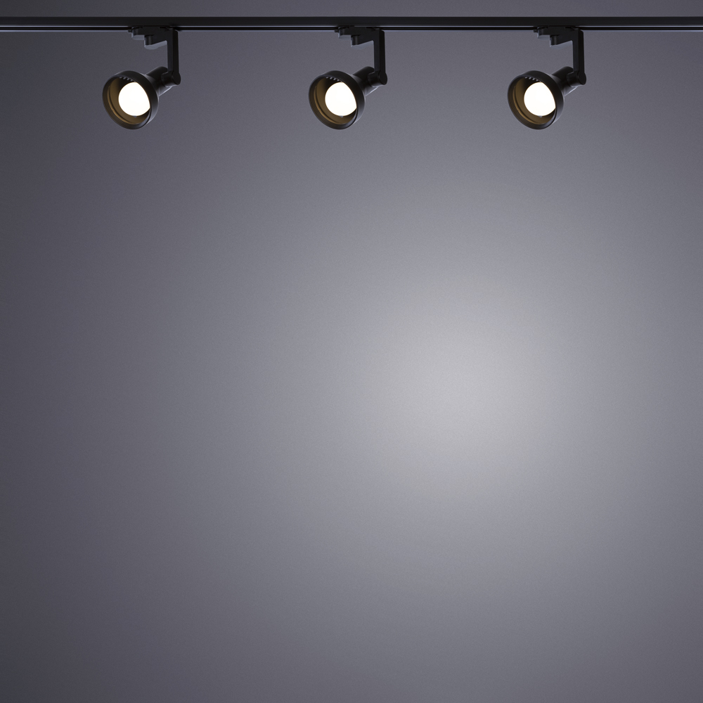 Трековый светильник Arte Lamp NIDO A5109PL-1BK, цвет черный - фото 5