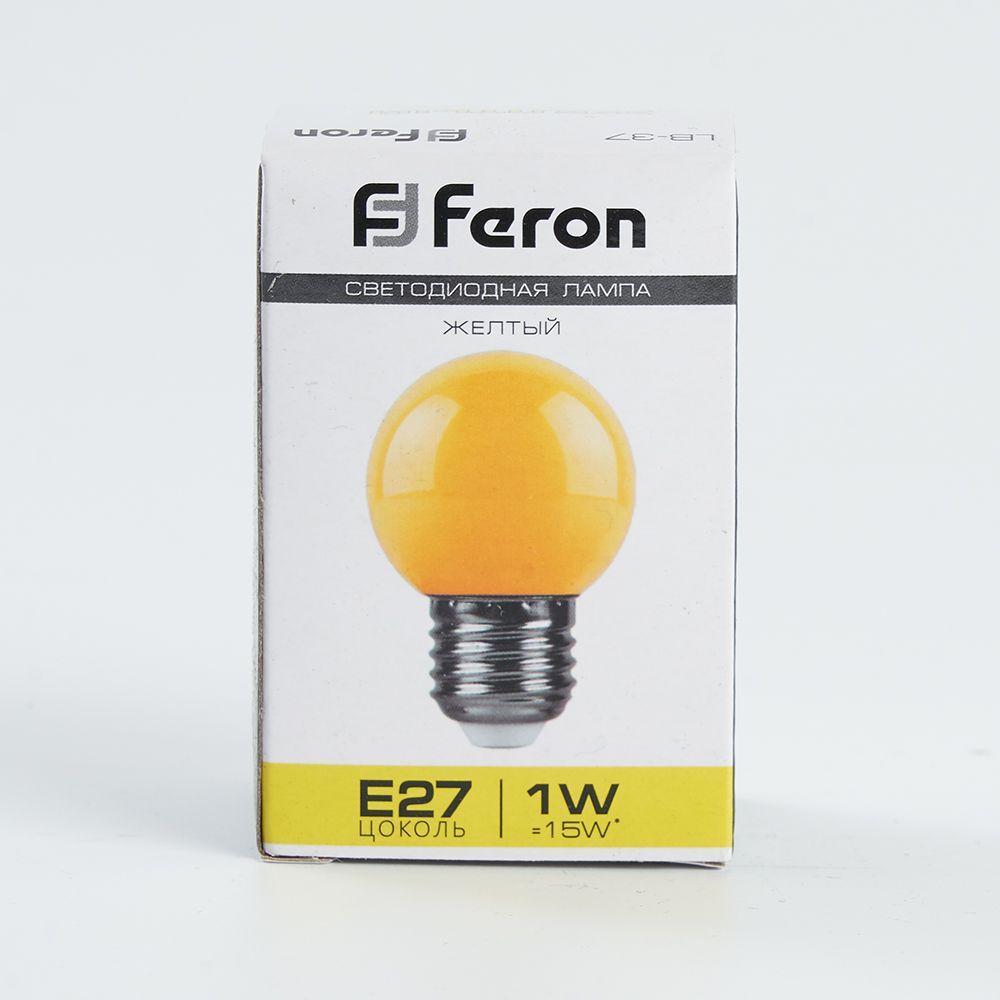 Лампочка Feron 25879, цвет желтый - фото 4