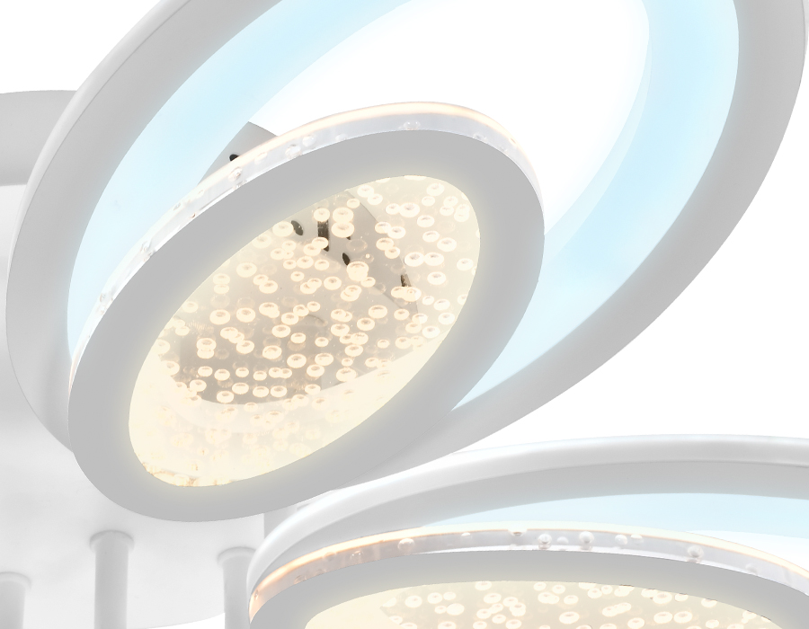 Люстра ORIGINAL Ambrella light FA423, цвет белый;прозрачный - фото 4